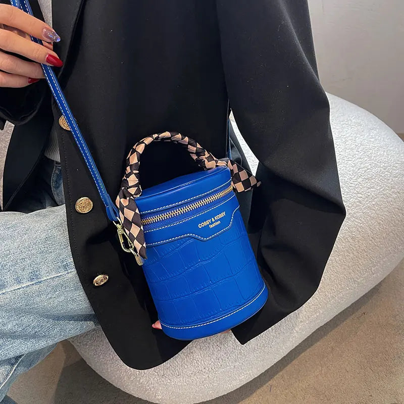 Winter Women's Bucket Bag Large Handbag Single Shoulder Messenger Bag