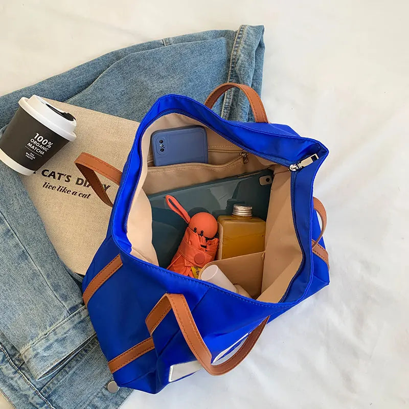 PU Soft Leather Women Bag Tote Bag Large Capacity Handbag Ladies Shoulder Bag