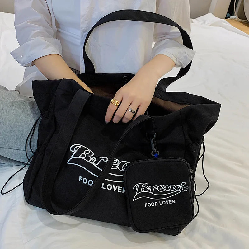 Pu Ladies Large Capacity Bucket Bag Female Handbags Women's Shoulder Pack