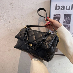Women's Chain Messenger Bag Small Shoulder Mini Wallet