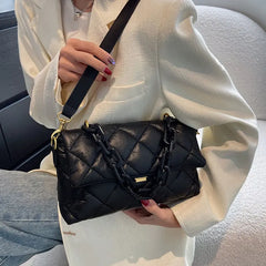 Women's Chain Messenger Bag Small Shoulder Mini Wallet
