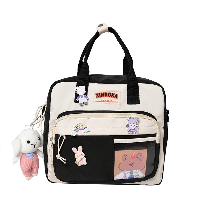 Vianna School Bag Backpack For Teenagers Girls Functional Crossbody Bags Women