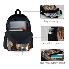 Vinnie Hacker Collage 1 Backpacks Men's Backpacks Bags For Women Anime