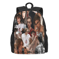 Vinnie Hacker Photo Collage Backpacks Men's Backpacks Bags For Women Manga Bags