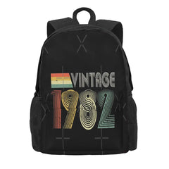 Vintage 1982 40Th Birthday Gift Backpacks Men's Backpacks Bags For Women Kids