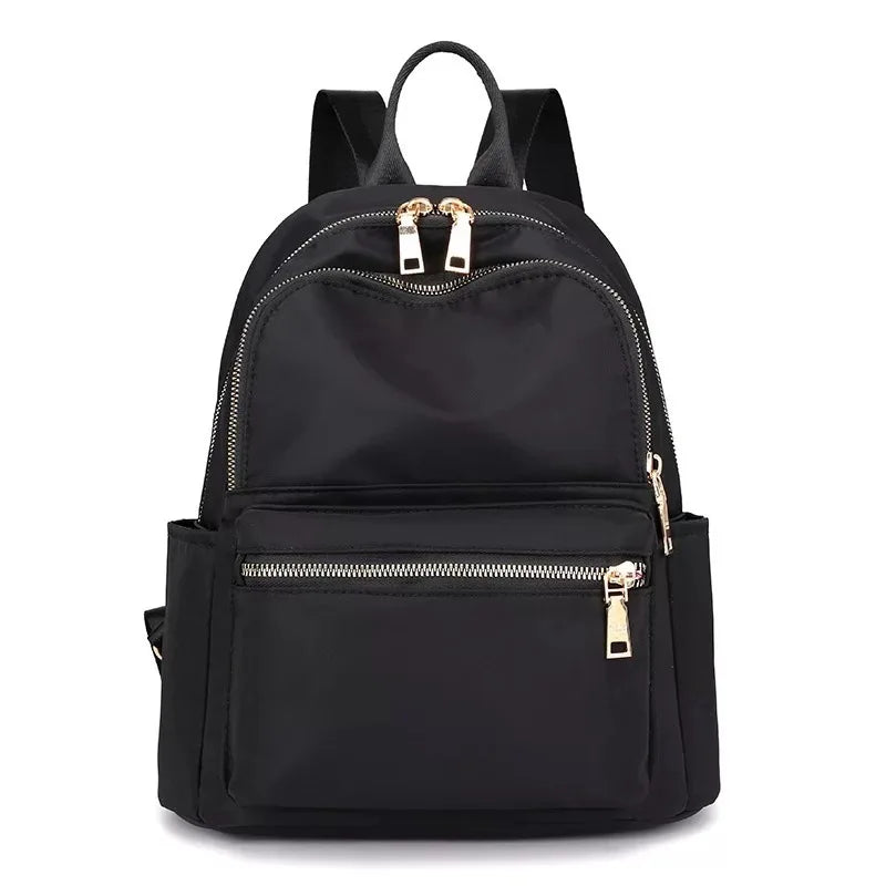 Vintage Waterproof Oxford Backpack Women Lightweight Large Capacity Casual