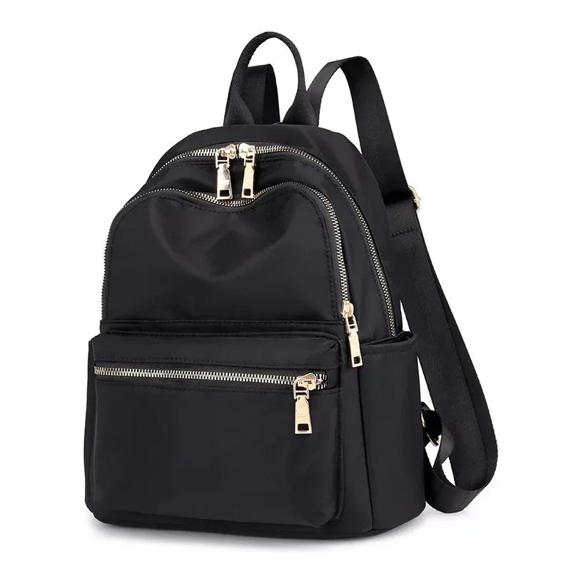 Vintage Waterproof Oxford Backpack Women Lightweight Large Capacity Casual