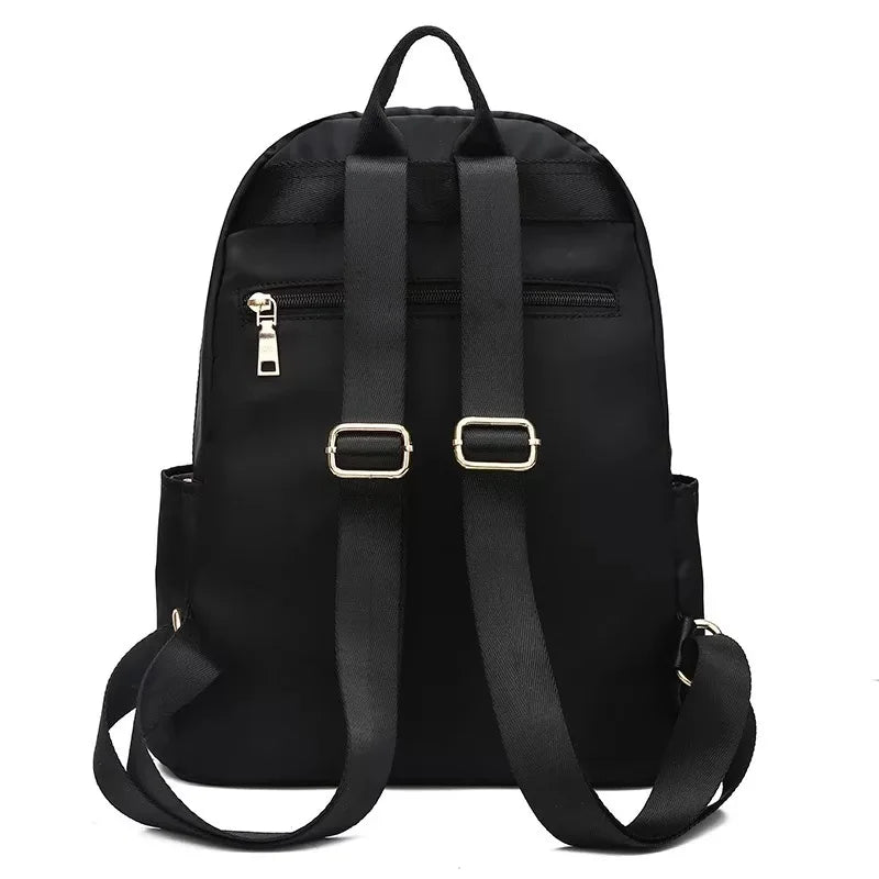 Vintage Waterproof Oxford Backpack Women Lightweight Large Capacity Casual