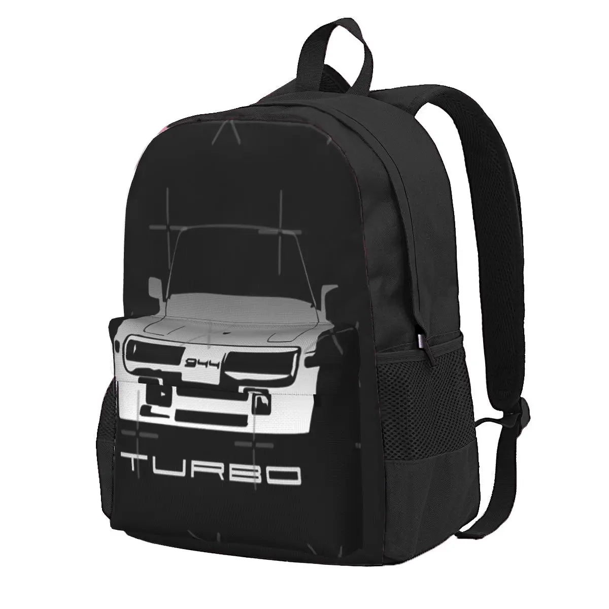 Vintage 944 Turbo Stencil Backpacks Men's & Women's School Bags