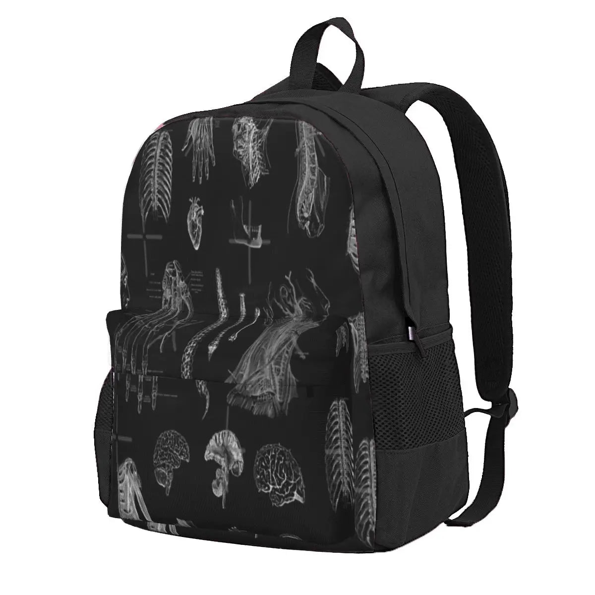 Vintage Anatomy Print Backpacks Men's Women Rucksack School Bags