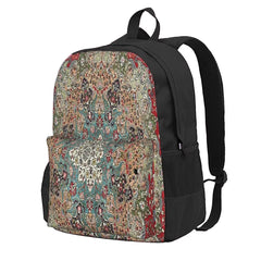 Vintage Persian Carpet Print Backpack Men's Women's School Bag