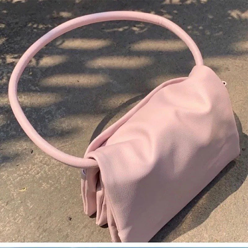 Vintage Soft Leather Clutches Mini Handbag And Purse
