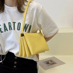 Vintage Soft Leather Armpit Shoulder Bag Women Handbag Clutches Lady Totes