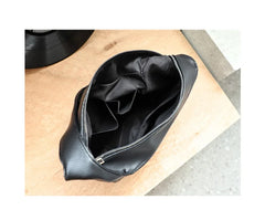 Vintage Wide Strap Shoulder Bag Large Capacity Soft PU Leather