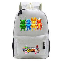 Vintage Backpacks Outdoor Stumble Guys Sports Camping Canva Bag