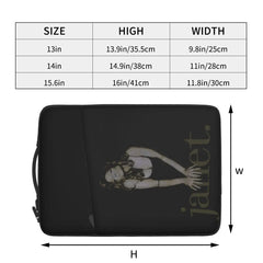 Vintage Bootleg Hiphop Janet Jackson Waterproof Laptop Bag 13-15 Inch