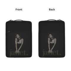 Vintage Bootleg Hiphop Janet Jackson Waterproof Laptop Bag 13-15 Inch