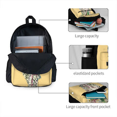 Vintage Botanical Heart - Sunshine Backpacks Men's Backpacks Bags For Women Kids