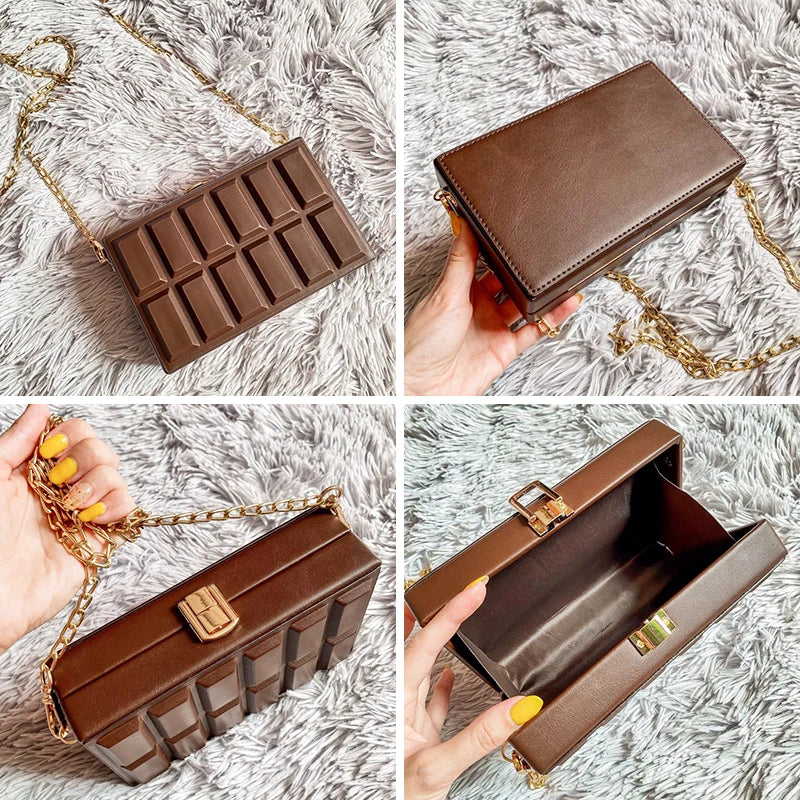 Vintage Box Shape Crossbody Bags for Women Shoulder Handbags