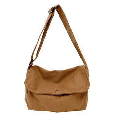 Vintage Brown Messenger Bag Women Shoulder Bags Sac A Main Large Capacity Handba