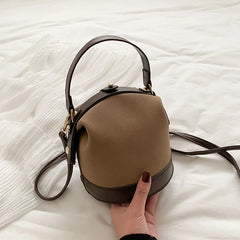 Vintage Buckets Shoulder Bags Women Ins Cross Body Autumn High Street