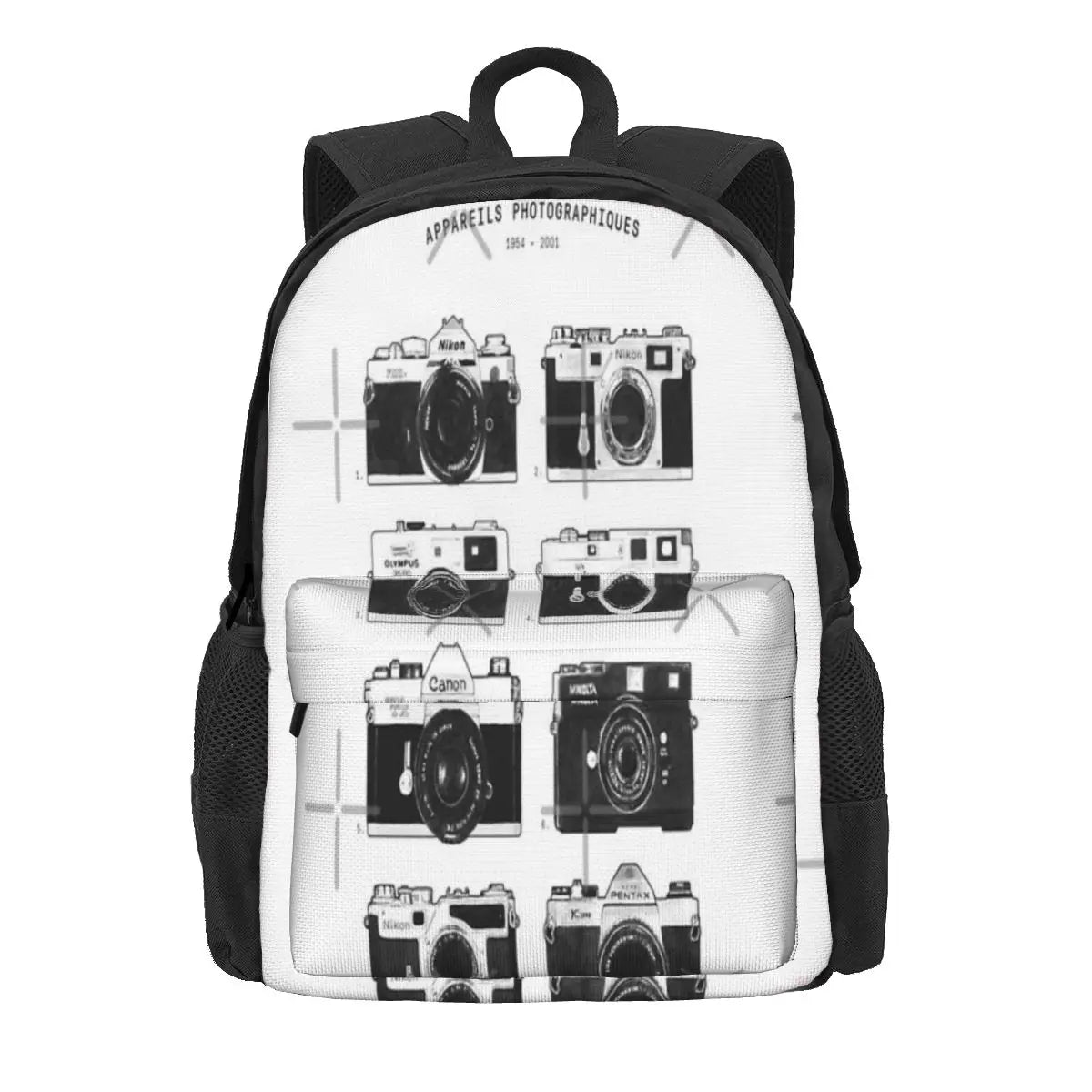 Vintage Cameras Collection Backpacks Men's Backpacks Bags For Women