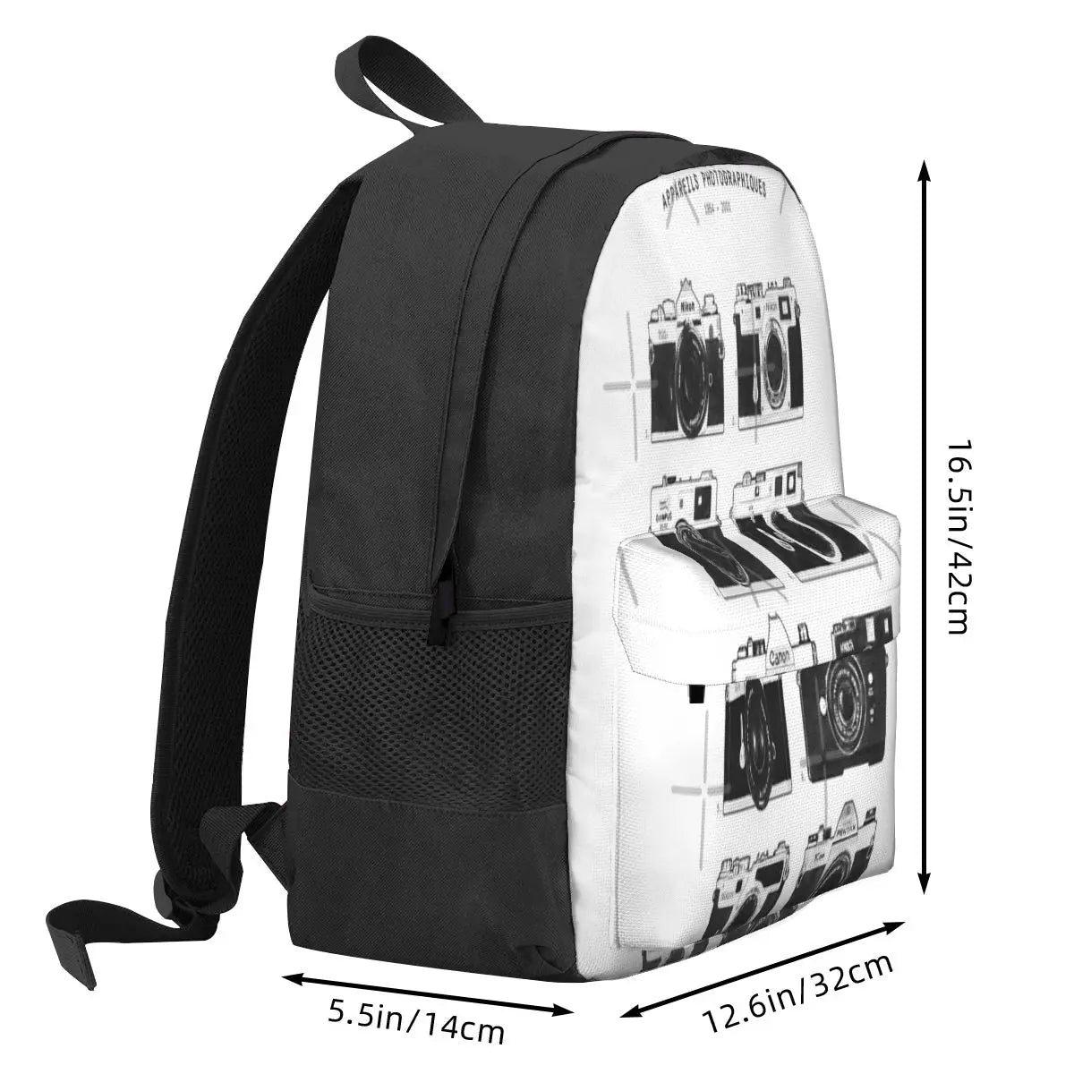 Vintage Cameras Collection Backpacks Men's Backpacks Bags For Women