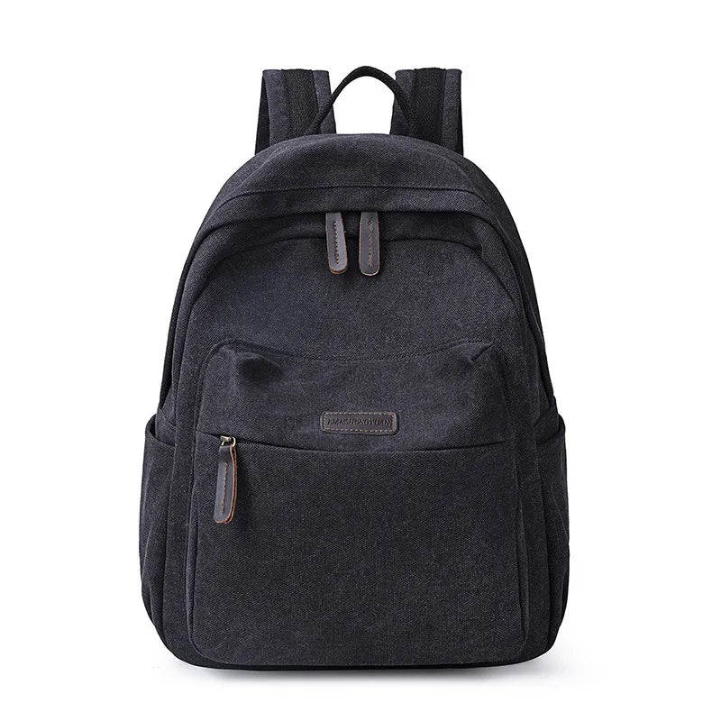Vintage Canvas Backpacks Men Laptop Shoulder Bags Travel Students Casual Hiking