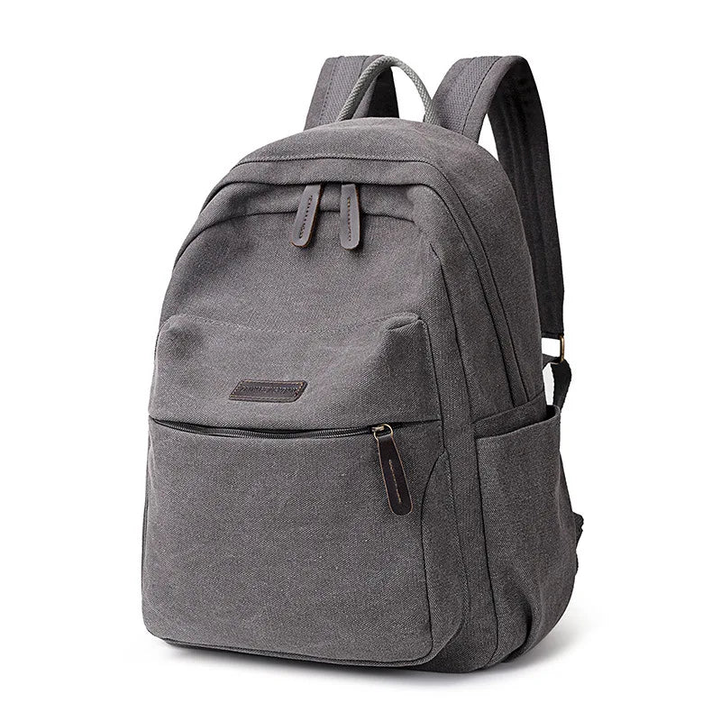 Vintage Canvas Backpacks Men Laptop Shoulder Bags Travel Students Casual Hiking