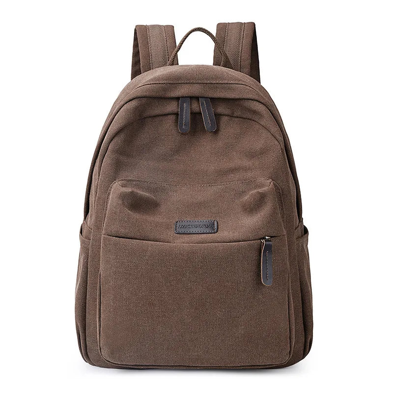 Vintage Canvas Backpacks Men Laptop Shoulder Bags Travel Students Casual Hiking