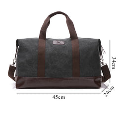Canvas Men's Travel Hand Luggage Bag Weekend Overnight Bag