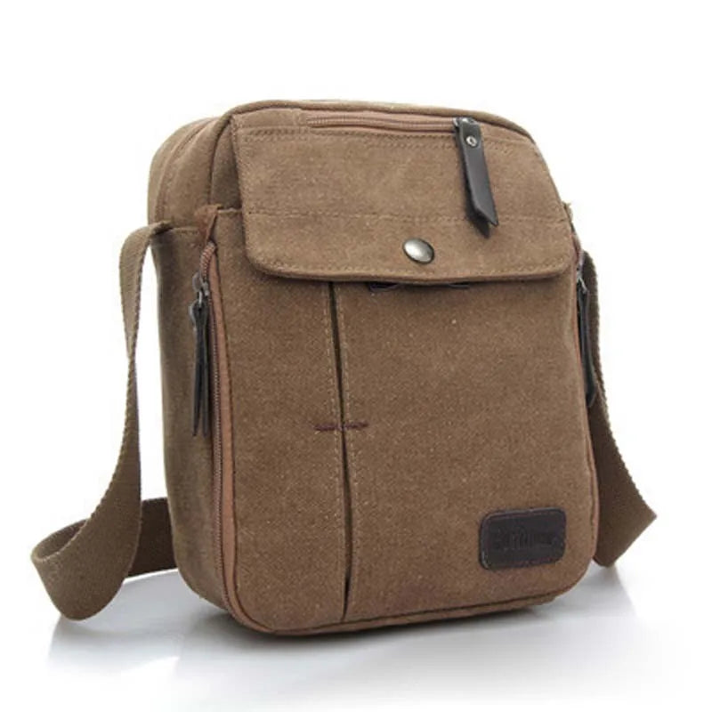 Vintage Canvas Men's Women Crossbody Bag Shoulder Messenger Bags Handbag