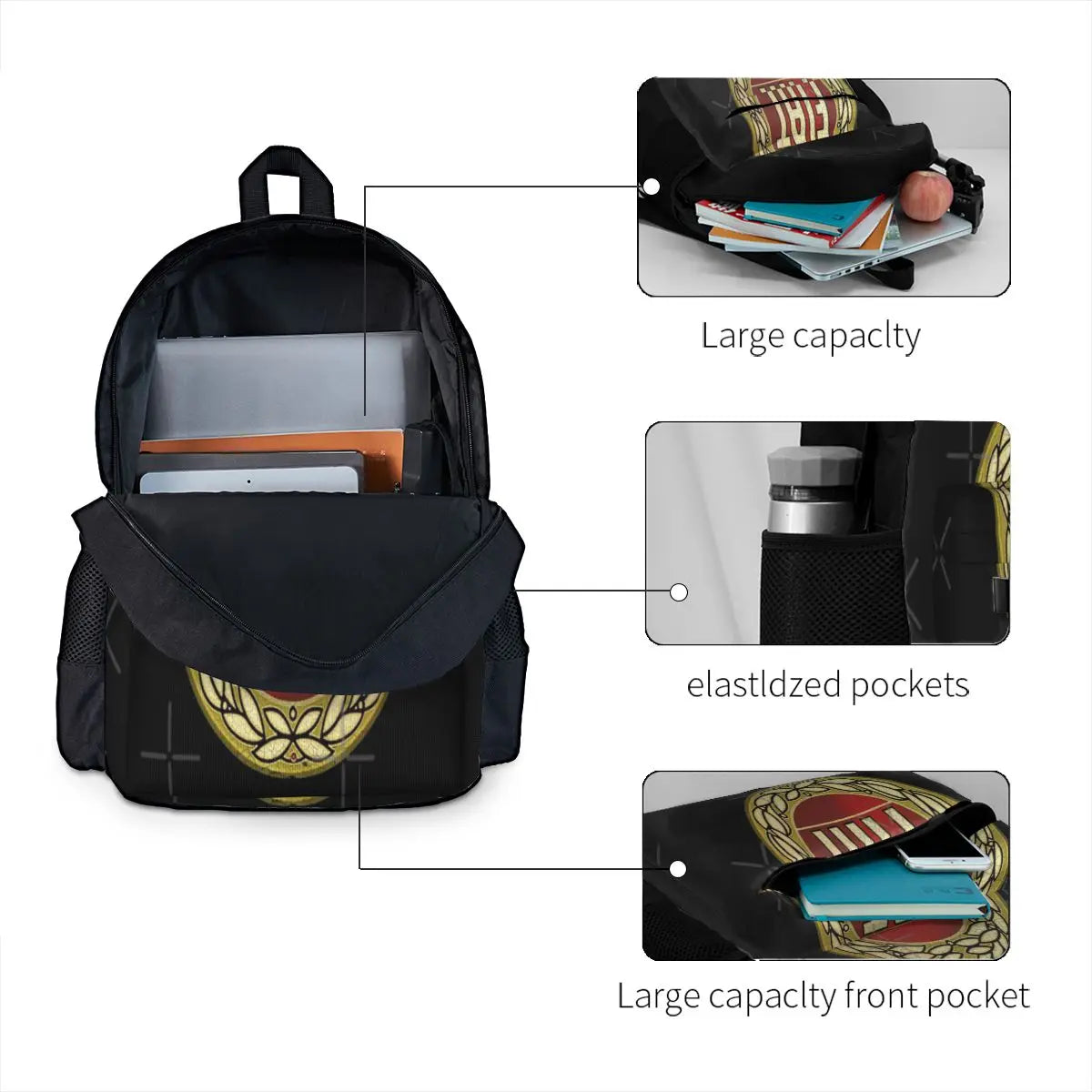 Vintage Cars Backpacks Men's Backpacks Bags For Women Summer School Bags