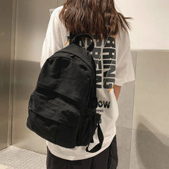 Vintage Casual Backpack Women Travel Bag High Capacity Women'S Backpack
