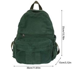 Vintage Casual Backpack Women Travel Bag High Capacity Women'S Backpack