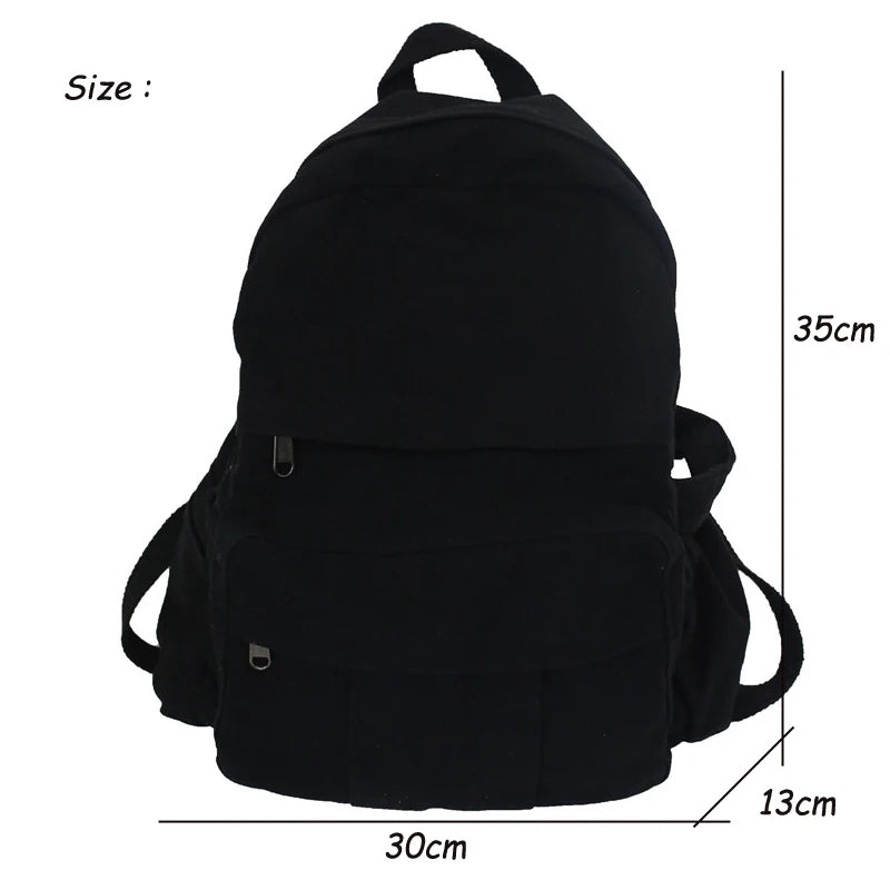 Vintage Casual Women Travel Backpack - High Capacity