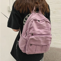 Vintage Casual Women Travel Backpack - High Capacity