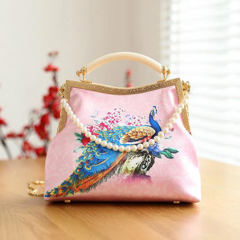 Vintage Chain Women Shoulder Crossbody Messenger Bag