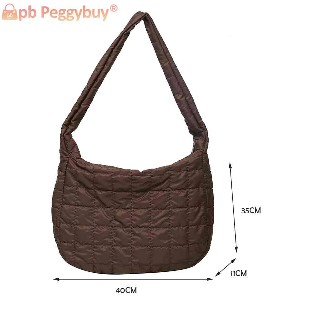 Vintage Checkered Messenger Bag for Women