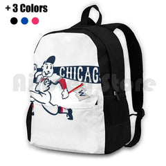 Vintage Chicago Baseball-Distressed Outdoor Hiking Backpack