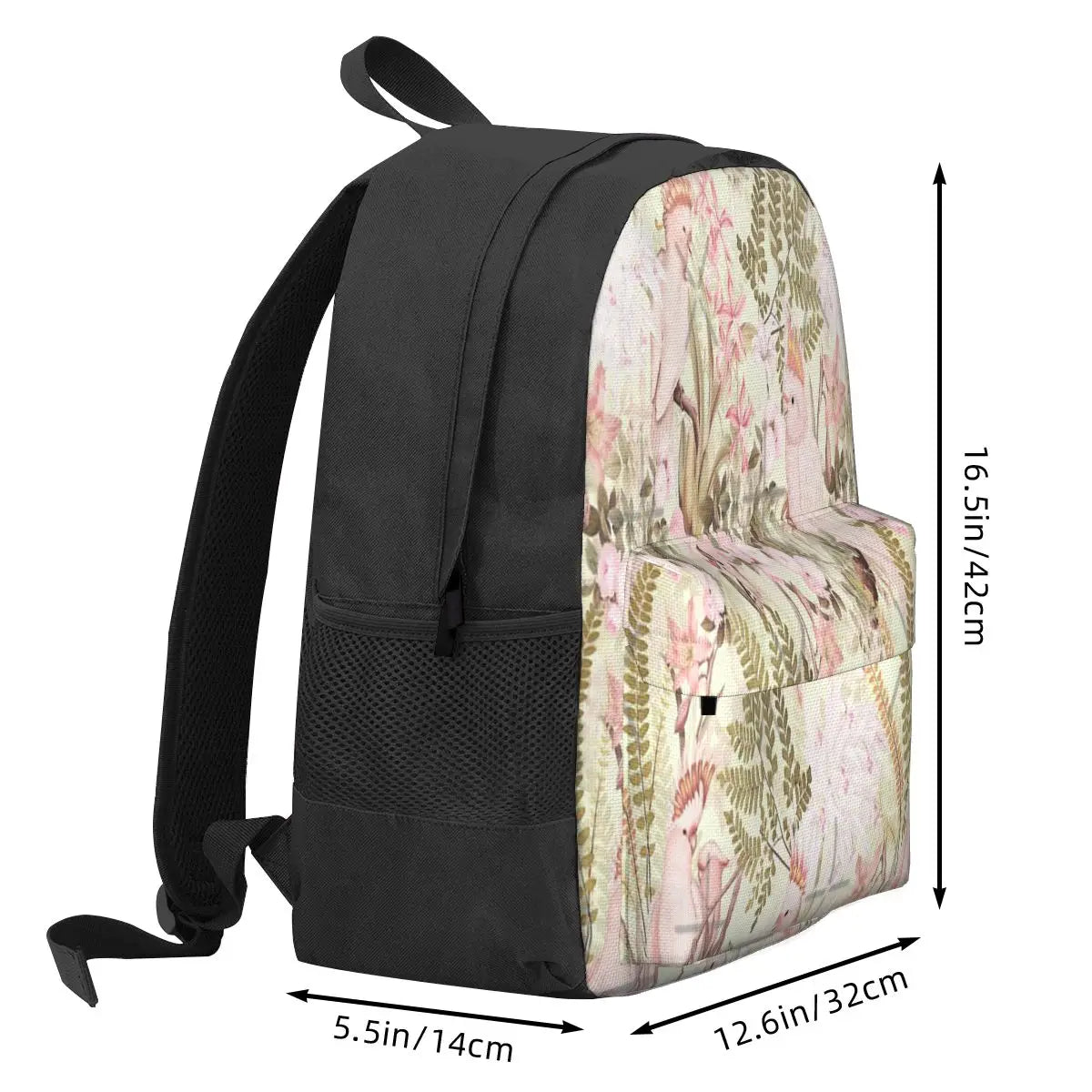 Vintage Cockatoo Jungle 2 Backpacks Men's Backpacks Bags For Women