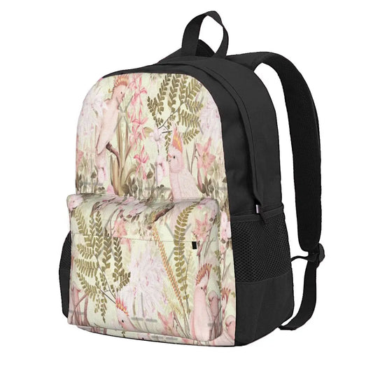 Vintage Cockatoo Jungle 2 Backpacks Men's Backpacks Bags For Women