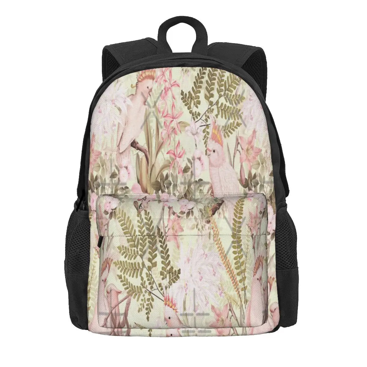 Vintage Cockatoo Jungle 2 Backpacks Men's Backpacks Bags For Women