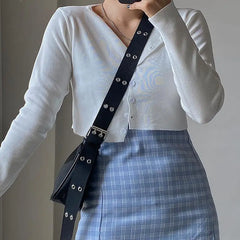 Vintage Girls Small Messenger Bag Nylon Women Shoulder Bags Ladies