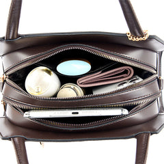 Vintage Crocodile Pattern Handbags Women Shoulder Bag Large Capacity Leather Tot