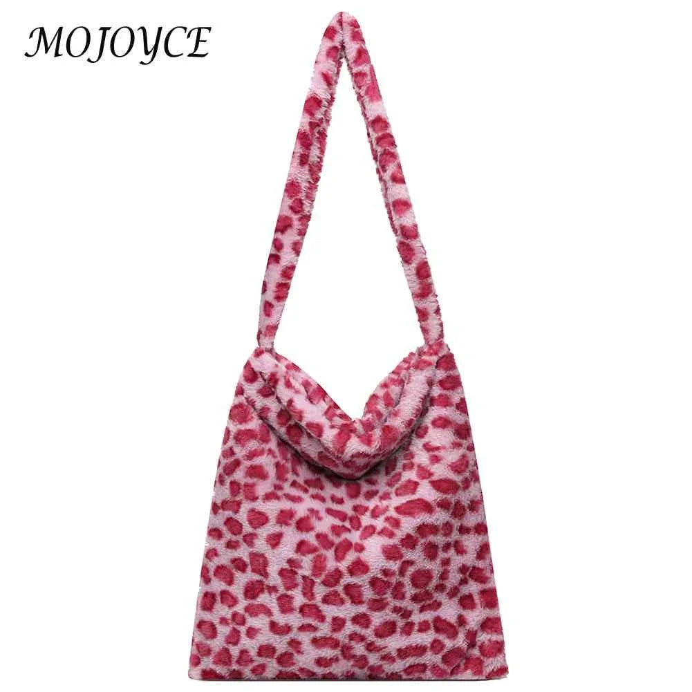 Vintage Crossbody Bags Large Capacity Love Print Leopard for Leisure Travel
