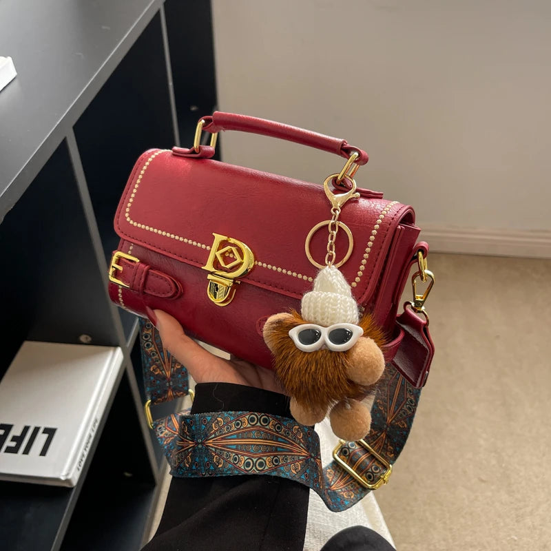 Vintage Crossbody Bags for Women Satchels Handbags Female Messenger Shoulder Bag
