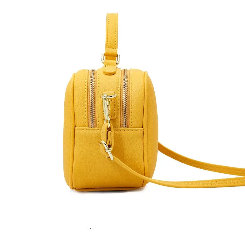 Vintage Crossbody PU Leather Cell Phone Shoulder Bag Messenger Bags