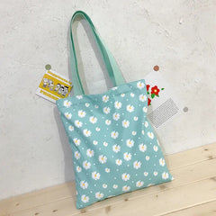 Vintage Daisy Flower Women Nylon Shoulder Bags Casual Tote Student Girls Handbag