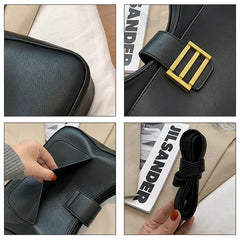 Vintage Women Shoulder Bag Ladies Underarm Bags Female PU Leather Handbags